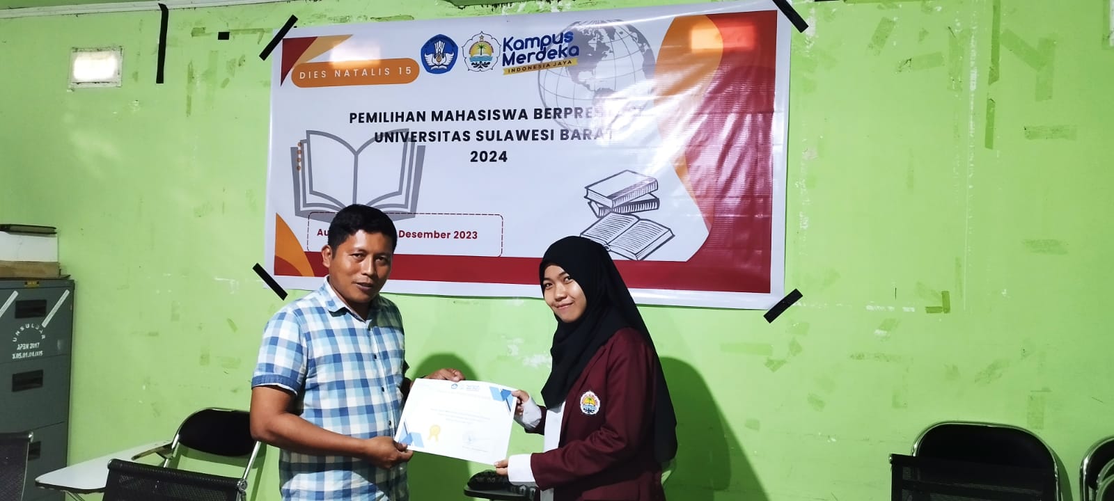 Juara 1 Mahasiswa Berprestasi Universitas Sulawesi Barat 2024
